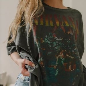 Nirvana Unplugged Oversized Tee